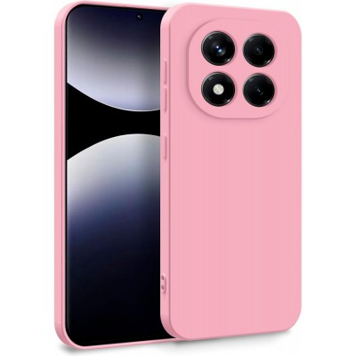 Θήκη Σιλικόνης Slim Fit Για Xiaomi Redmi Note 14 Pro 5G / Poco X7 5G –Ροζ