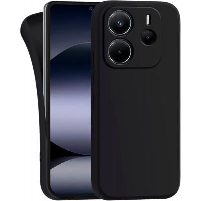 Θήκη Σιλικόνης Slim Fit Για Xiaomi Redmi Note 14 4G –Μαύρο