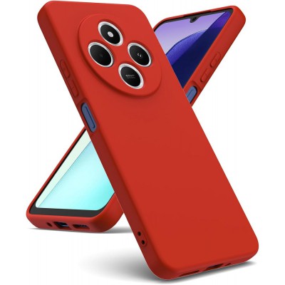 Θήκη Σιλικόνης Slim Fit Για Xiaomi Redmi 14C / Poco C75 4G –Κόκκινο