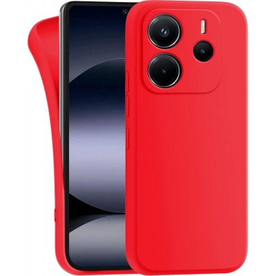 Θήκη Σιλικόνης Slim Fit Για Xiaomi Redmi Note 14 4G –Κόκκινο