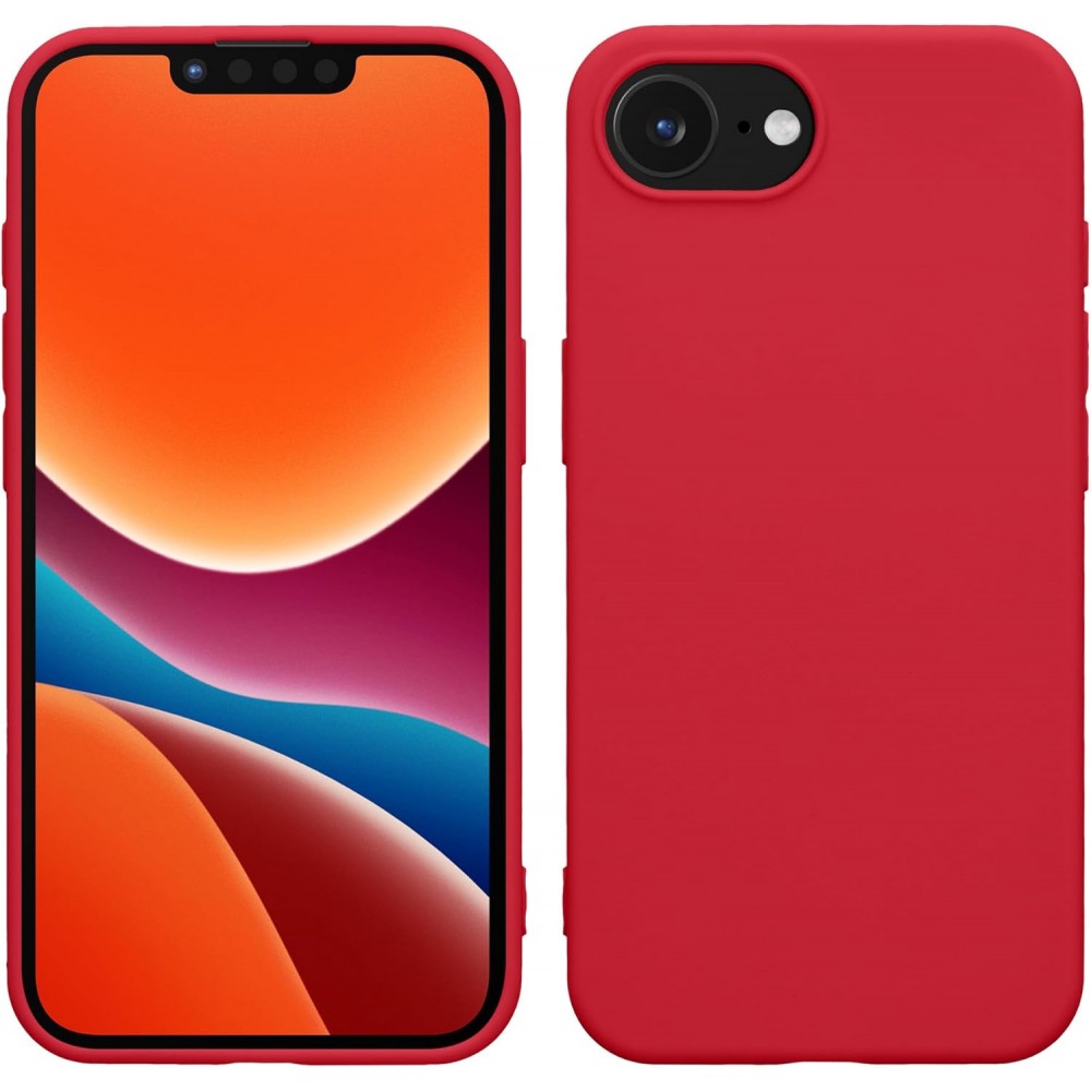 Θήκη Σιλικόνης Slim Fit Για iPhone 17e –Κόκκινο Θήκες iPhone