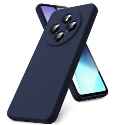 Θήκη Σιλικόνης Για Xiaomi Redmi 14C / Poco C75 4G Soft Case 2.0mm –Σκούρο Μπλε