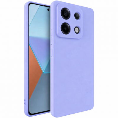 Θήκη Σιλικόνης Για Xiaomi Redmi Note 13 Pro 5G / Poco X6 5G Soft Case 2.0mm –Λιλά