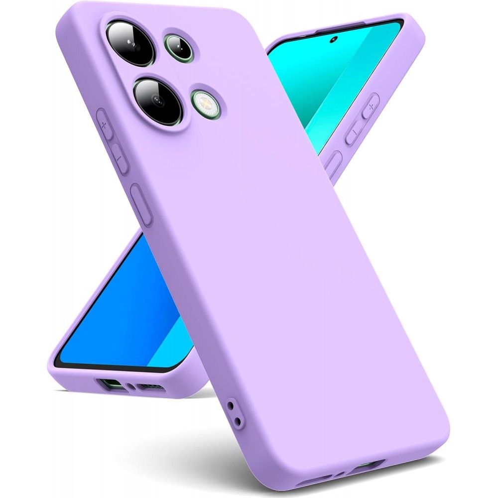 Θήκη Σιλικόνης Για Xiaomi Redmi Note 13 Pro 4G / Poco M6 Pro 4G Soft Case 2.0mm –Μωβ Θήκες Smartphone