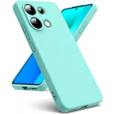 Θήκη Σιλικόνης Για Xiaomi Redmi Note 13 Pro 4G / Poco M6 Pro 4G Soft Case 2.0mm –Τιρκουάζ