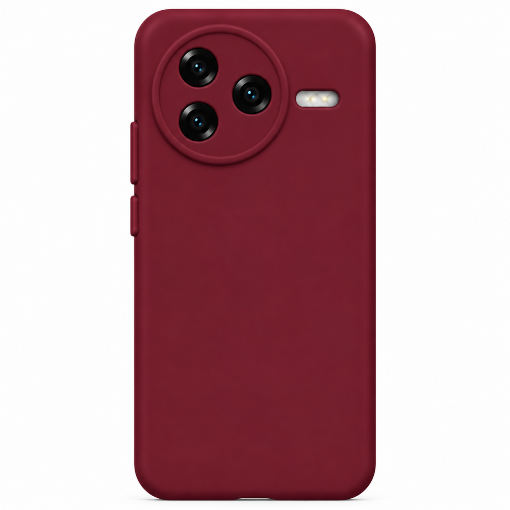 Θήκη Σιλικόνης Για Xiaomi Poco F7 Pro 5G Soft Case 2.0mm –Μπορντό Θήκες Smartphone