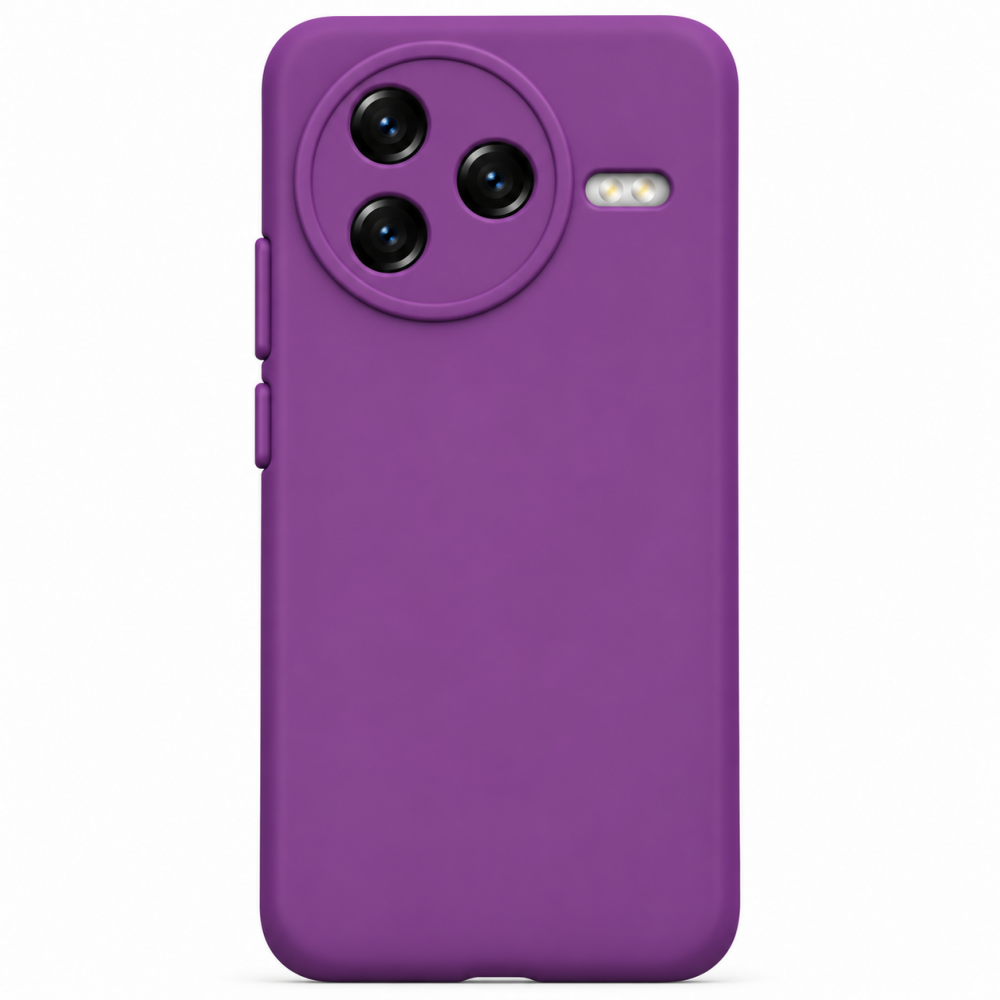 Θήκη Σιλικόνης Για Xiaomi Poco F7 Pro 5G Soft Case 2.0mm –Μωβ Θήκες Smartphone