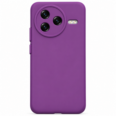 Θήκη Σιλικόνης Για Xiaomi Poco F7 Pro 5G Soft Case 2.0mm –Μωβ