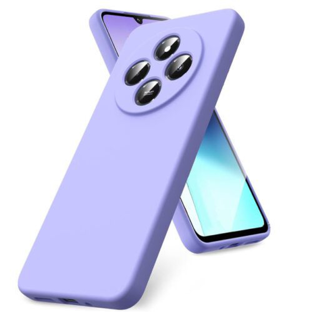 Θήκη Σιλικόνης Για Xiaomi Redmi 14C / Poco C75 4G Soft Case 2.0mm –Λιλά Θήκες Smartphone