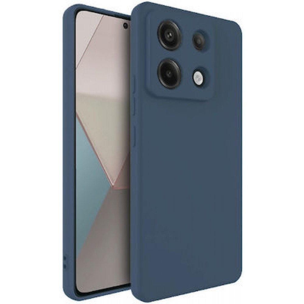 Θήκη Σιλικόνης Για Xiaomi Redmi Note 13 Pro 5G / Poco X6 5G Soft Case 2.0mm –Σκούρο Μπλε Θήκες Smartphone