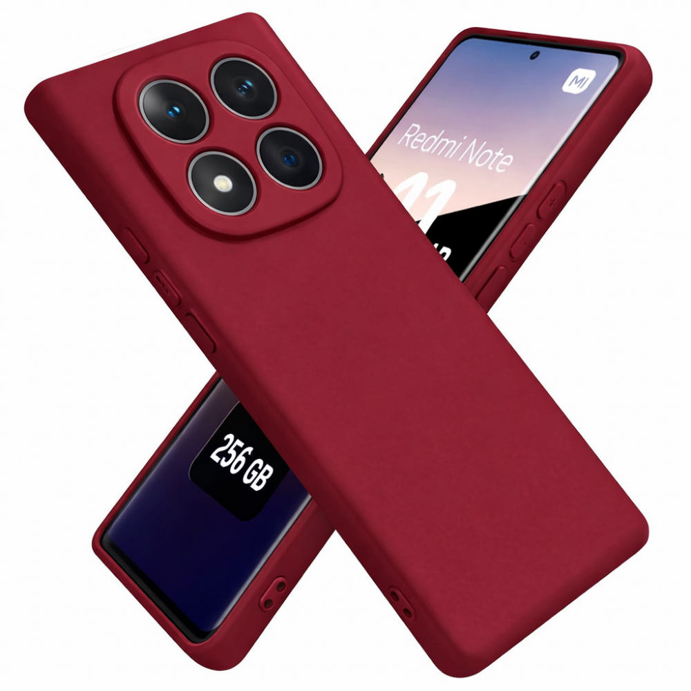 Θήκη Σιλικόνης Για Xiaomi Note 15 Pro 5G Soft Case 2.0mm –Μπορντό Θήκες Smartphone