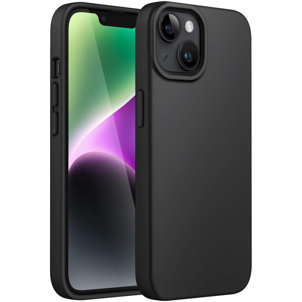 Θήκη Σιλικόνης Για iPhone 14 Plus Soft Case 2.0mm –Μαύρο Θήκες iPhone 14 Plus