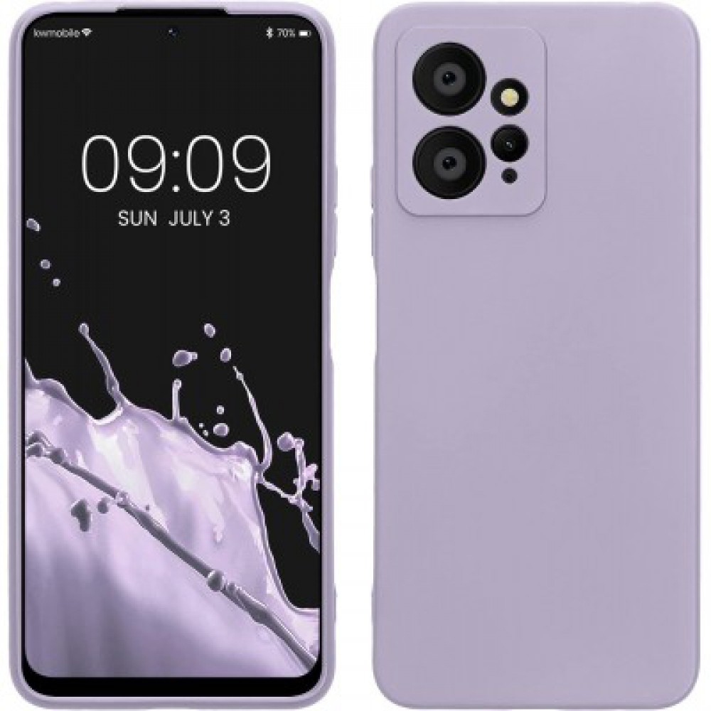 Θήκη Σιλικόνης Για Xiaomi Redmi 12 Soft Case 2.0mm -Λιλά Θήκες Smartphone