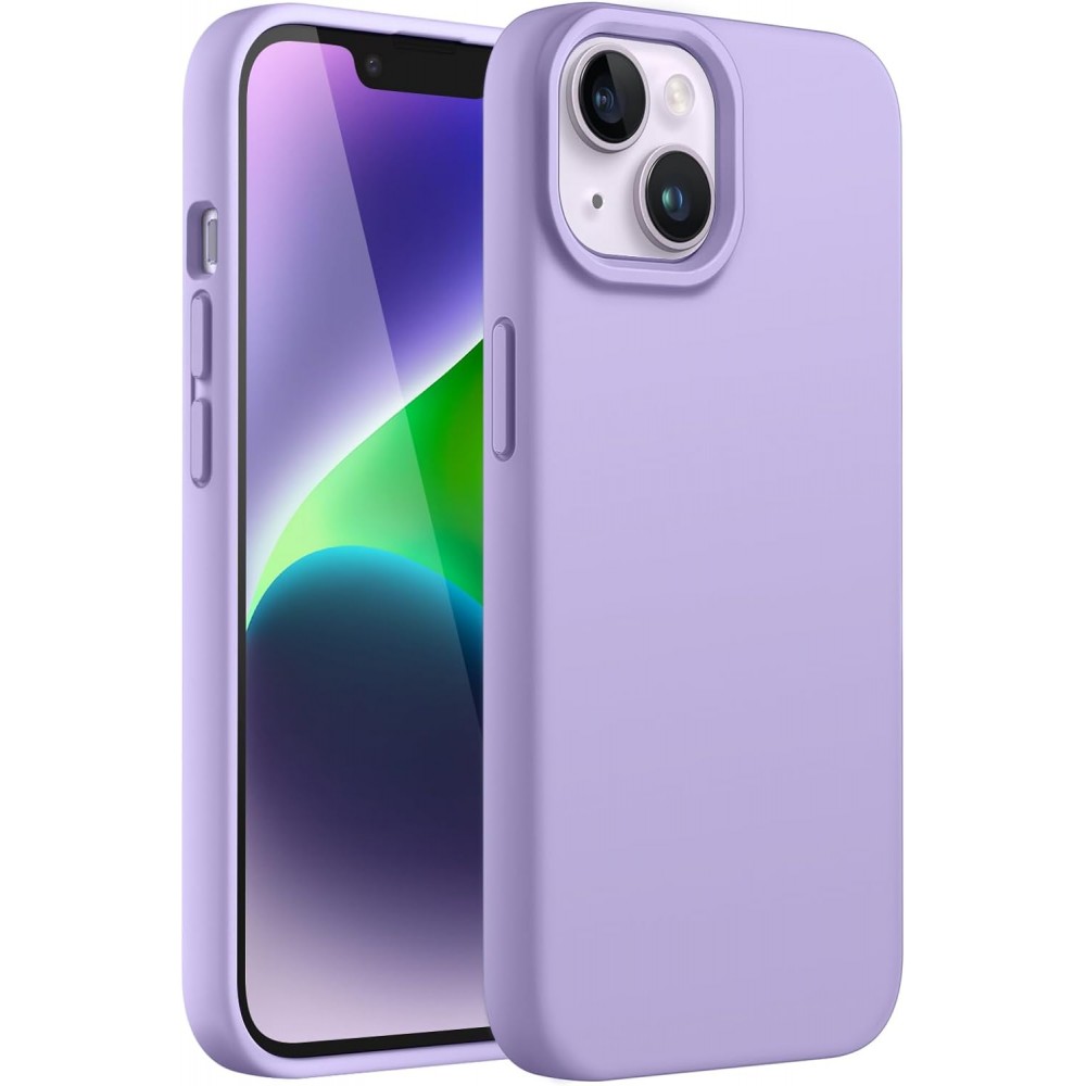 Θήκη Σιλικόνης Για iPhone 14 Plus Soft Case 2.0mm –Λιλά Θήκες iPhone