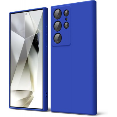 Θήκη Σιλικόνης Για Samsung Galaxy S25 Ultra Soft Case 2.0mm –Μπλε
