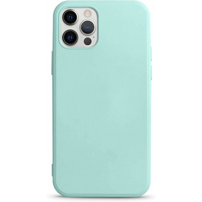 Θήκη Σιλικόνης Για iPhone 12 Pro Max Soft Case 2.0mm –Τιρκουάζ