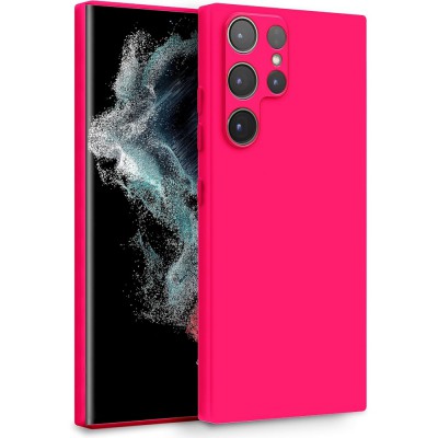 Θήκη Σιλικόνης Για Samsung Galaxy S24 Ultra 5G Soft Case 2.0mm –Φούξια