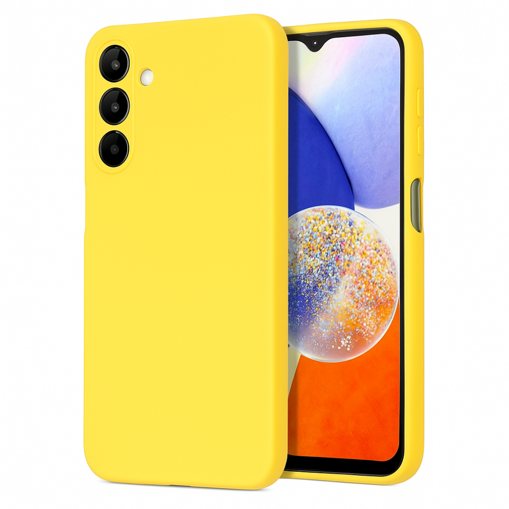 Θήκη Σιλικόνης Για Samsung Galaxy S24 FE 5G Soft Case 2.0mm -Κίτρινο Θήκες Smartphone