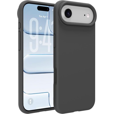 Θήκη Σιλικόνης Για iPhone 17 Air 5G Soft Case 2.0mm –Μαύρο