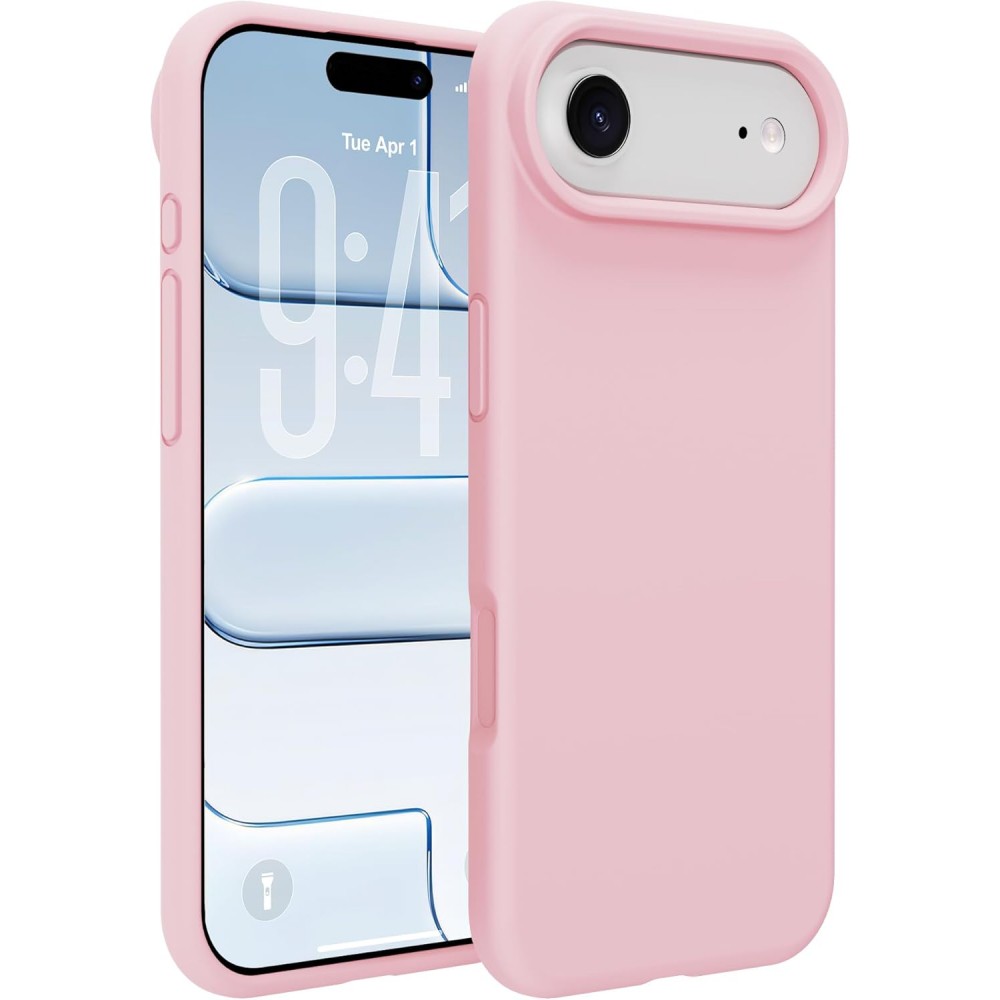 Θήκη Σιλικόνης Για iPhone 17 Air 5G Soft Case 2.0mm –Ροζ Θήκες iPhone