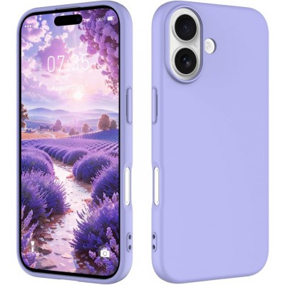 Θήκη Σιλικόνης Για iPhone 16 5G Soft Case 2.0mm –Λιλά