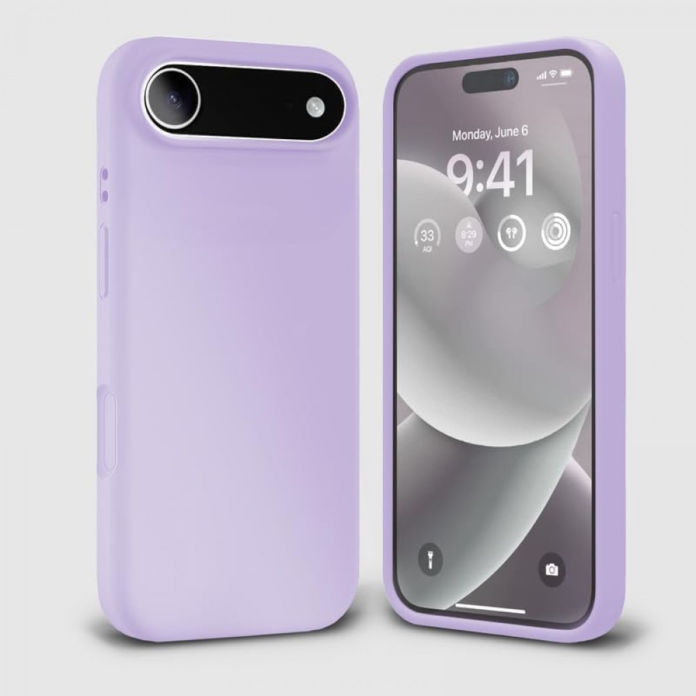 Θήκη Σιλικόνης Για iPhone 17 Air 5G Soft Case 2.0mm –Λιλά Θήκες iPhone