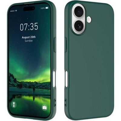 Θήκη Σιλικόνης Για iPhone 16 5G Soft Case 2.0mm –Green Forest