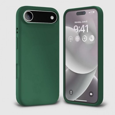 Θήκη Σιλικόνης Για iPhone 17 Air 5G Soft Case 2.0mm –Green Forest