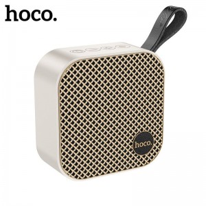 Ηχείο Hoco HC22 Bluetooth 5W με Ραδιόφωνο και Διάρκεια Μπαταρίας έως 4 ώρες -Χρυσό Αξεσουάρ 
