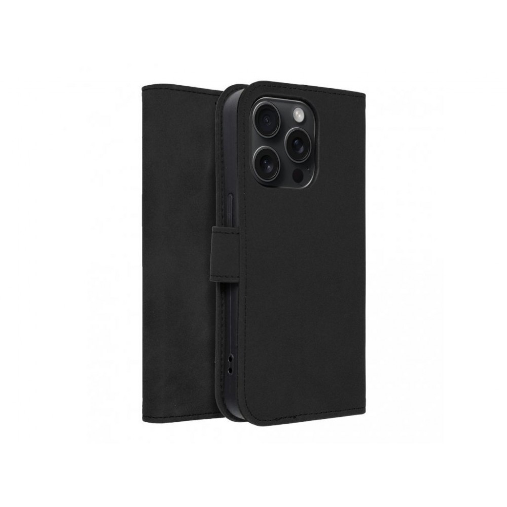 Θήκη Βιβλίο Δερματίνης Για iPhone 15 Pro Max 5G –Μαύρο Θήκες iPhone