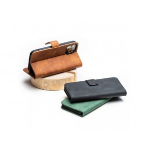 Θήκη Βιβλίο Δερματίνης Για iPhone 15 Pro 5G –Καφέ Θήκες iPhone