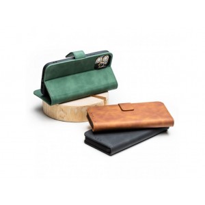 Θήκη Βιβλίο Δερματίνης Για iPhone 15 Pro 5G –Πράσινο Θήκες iPhone