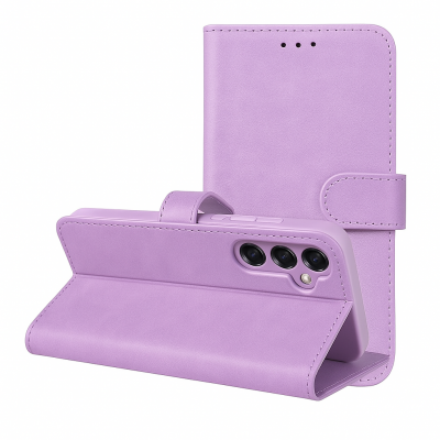 Θήκη Βιβλίο Δερματίνης Για Samsung Galaxy A05s –Λιλά