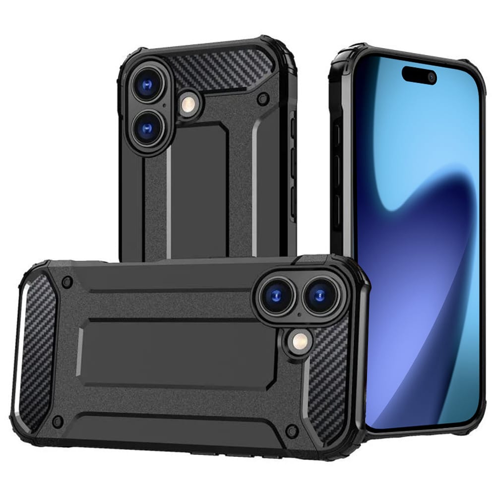 Θήκη iPhone 17 5G Terrapin Armor Με Carbon Design –Μαύρο Θήκες iPhone