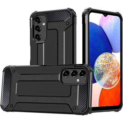 Θήκη Samsung Galaxy A34 5G Terrapin Armor Με Carbon Design –Μαύρο