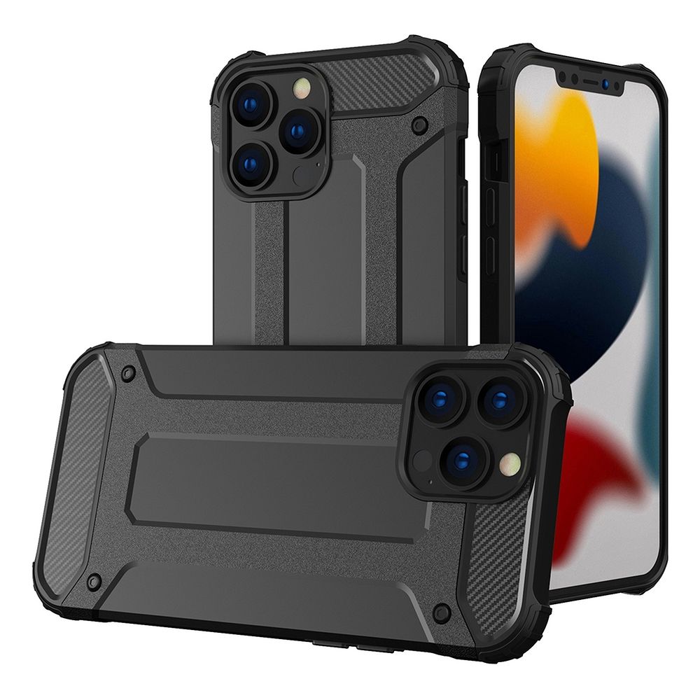 Θήκη iPhone 14 Pro Max Terrapin Armor Με Carbon Design –Μαύρο Θήκες iPhone