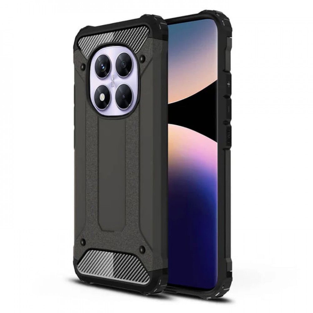 Θήκη Xiaomi Redmi Note 14 Pro 4G Terrapin Armor Με Carbon Design –Μαύρο Θήκες Smartphone
