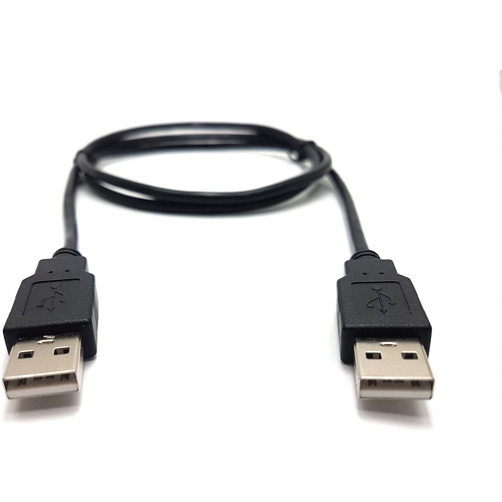 Καλώδιο USB-A v2.0 Αρσενικό σε USB-A v2.0 Αρσενικό 1m -Black Αξεσουάρ 