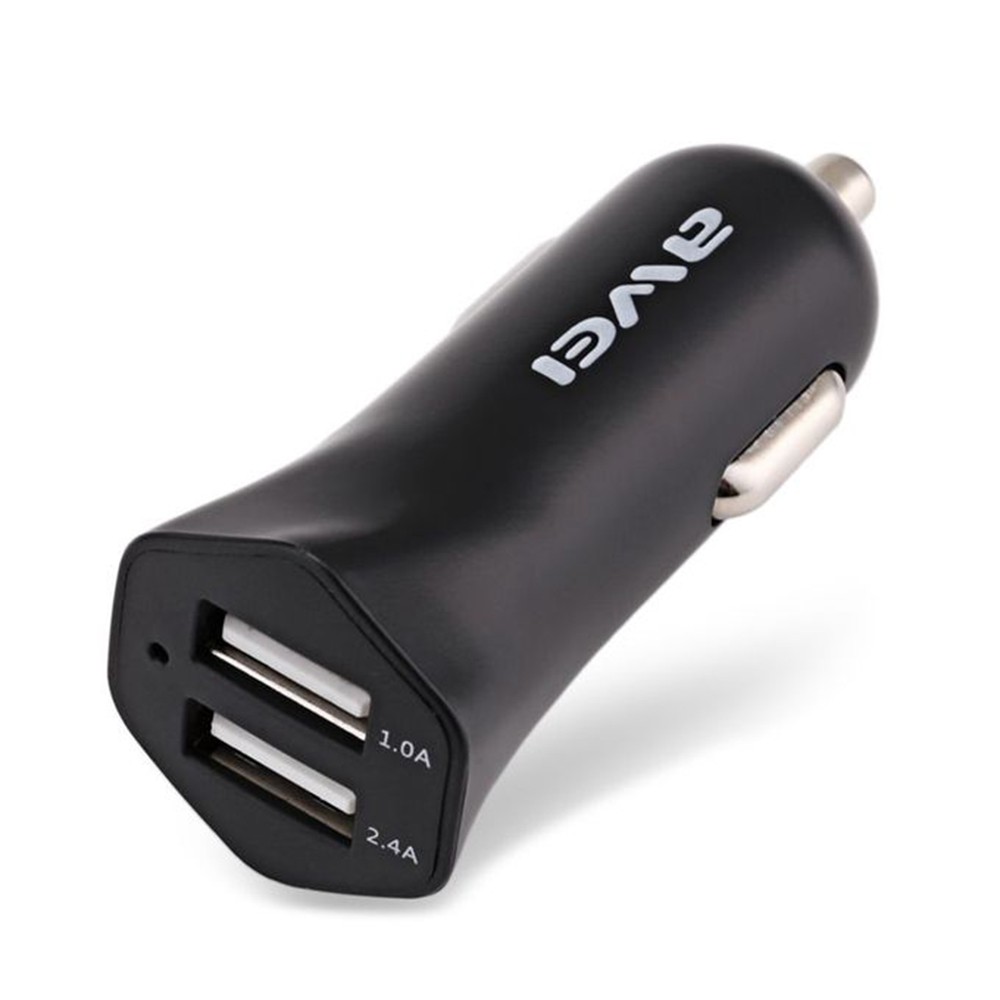 Car Charger - Διπλός USB Φορτιστής Αυτοκινήτου 2.4A  - Black Αξεσουάρ 