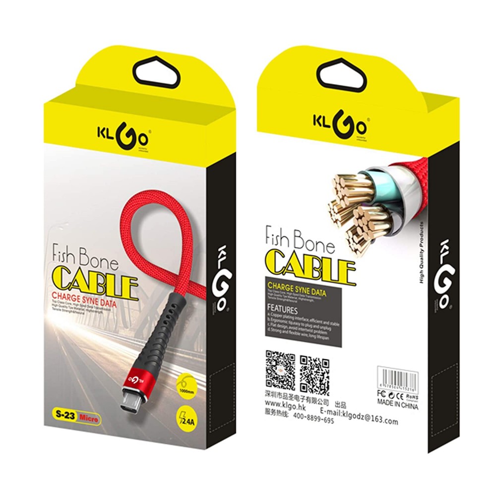 Καλώδιο KlGO S-23 Micro 1000mm -Red Αξεσουάρ 