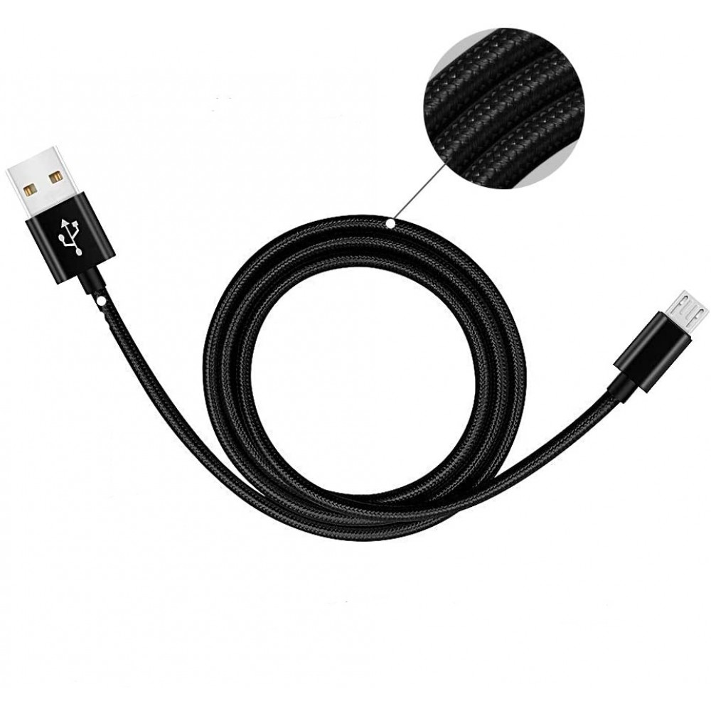 Καλώδιο Φόρτισης KlGo S-51 Micro Usb 2m -Black Αξεσουάρ 