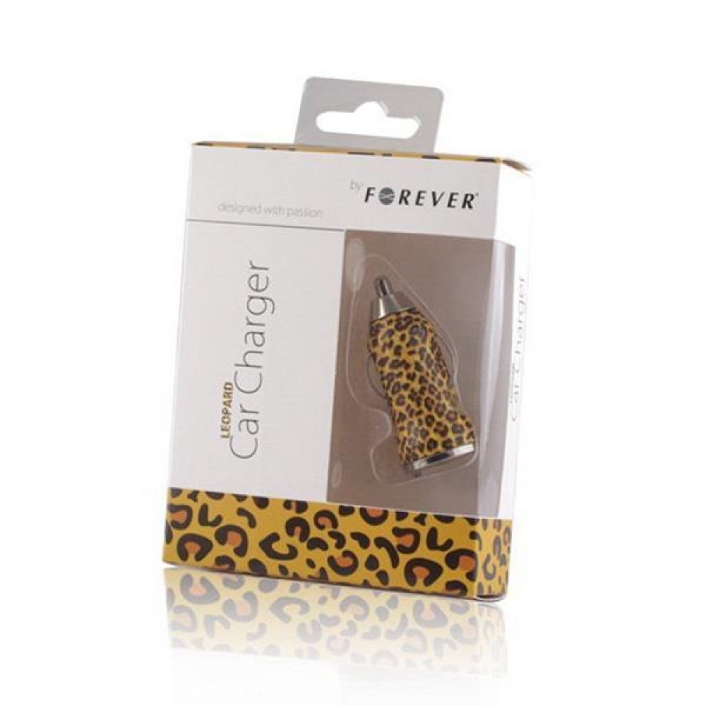 USB Car Charger  1A  LEOPARD BY FOREVER Αξεσουάρ 