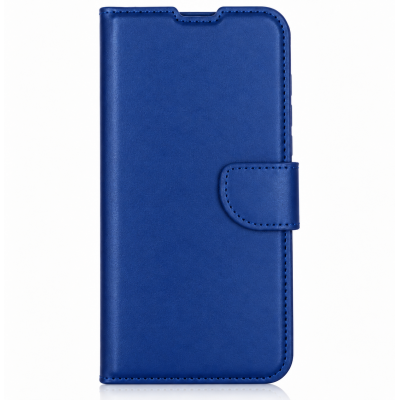 Θήκη Βιβλίο Wallet Για Samsung Galaxy A18 με Υποδοχή Καρτών & Stand –Μπλε
