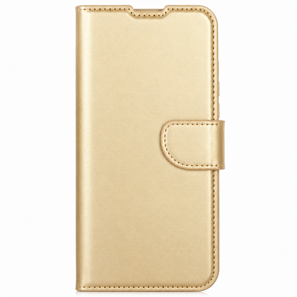 Θήκη Βιβλίο Wallet Για Xiaomi Redmi A7 Pro / Poco C81 Pro με Υποδοχή Καρτών & Stand –Χρυσό Θήκες Smartphone