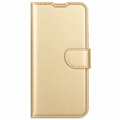 Θήκη Βιβλίο Wallet Για Samsung Galaxy S24 5G με Υποδοχή Καρτών & Stand –Χρυσό