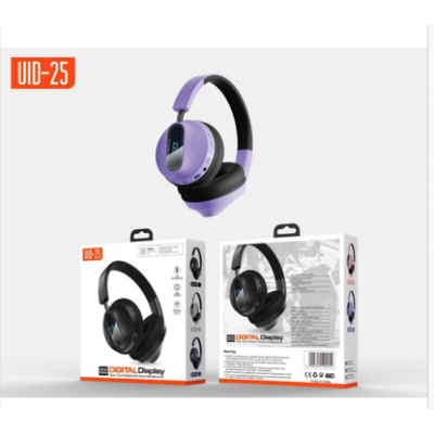 Ασύρματα Ακουστικά Headphone Bluetooth UID-25 -Μωβ