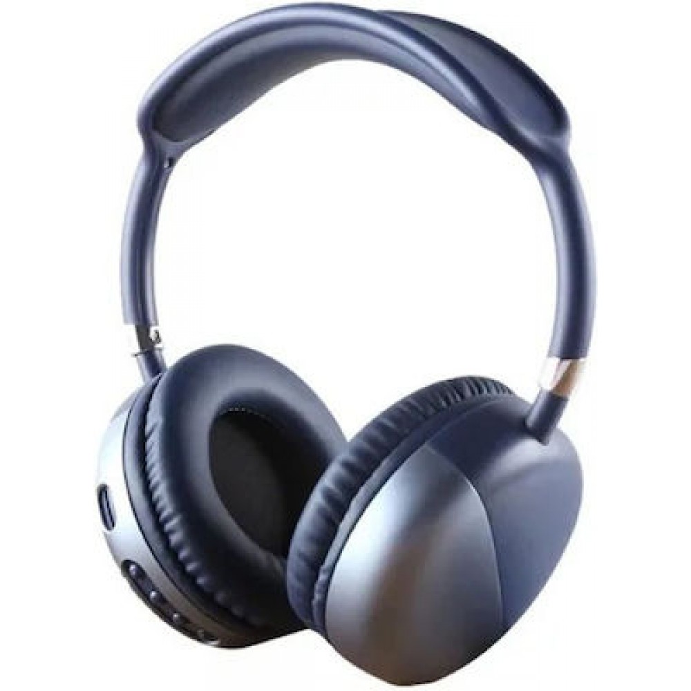 AKZ-MAX11 Ασύρματα/Ενσύρματα On Ear Ακουστικά με 15 ώρες Λειτουργίας -Μπλε Αξεσουάρ 