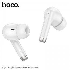 Bluetooth Handsfree Hoco EQ2 In-ear με Θήκη Φόρτισης -Λευκό Αξεσουάρ 