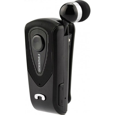 Ακουστικό Bluetooth Fineblue F930 με Επεκτεινόμενο Καλώδιο Clip-On Wireless Headset -Μαύρο