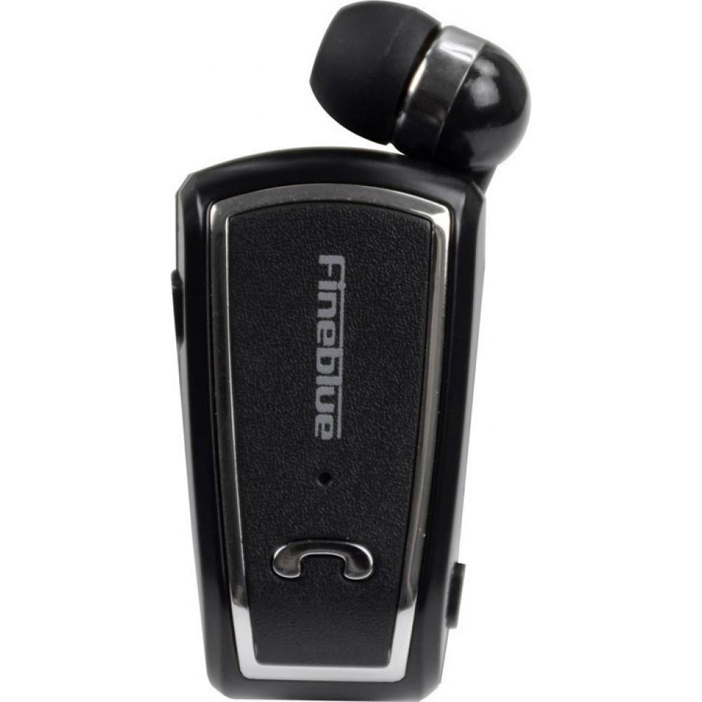 Ακουστικό Bluetooth Fineblue F-V3 με Επεκτεινόμενο Καλώδιο Clip-On Wireless Headset -Μαύρο Αξεσουάρ 